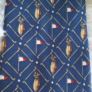 Vintage Tommy Hilfiger Silk Golf Tie